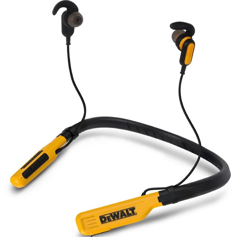 ワイヤレスイヤホン ヘッドホン DEWALT ワイヤレス Bluetooth ネック 