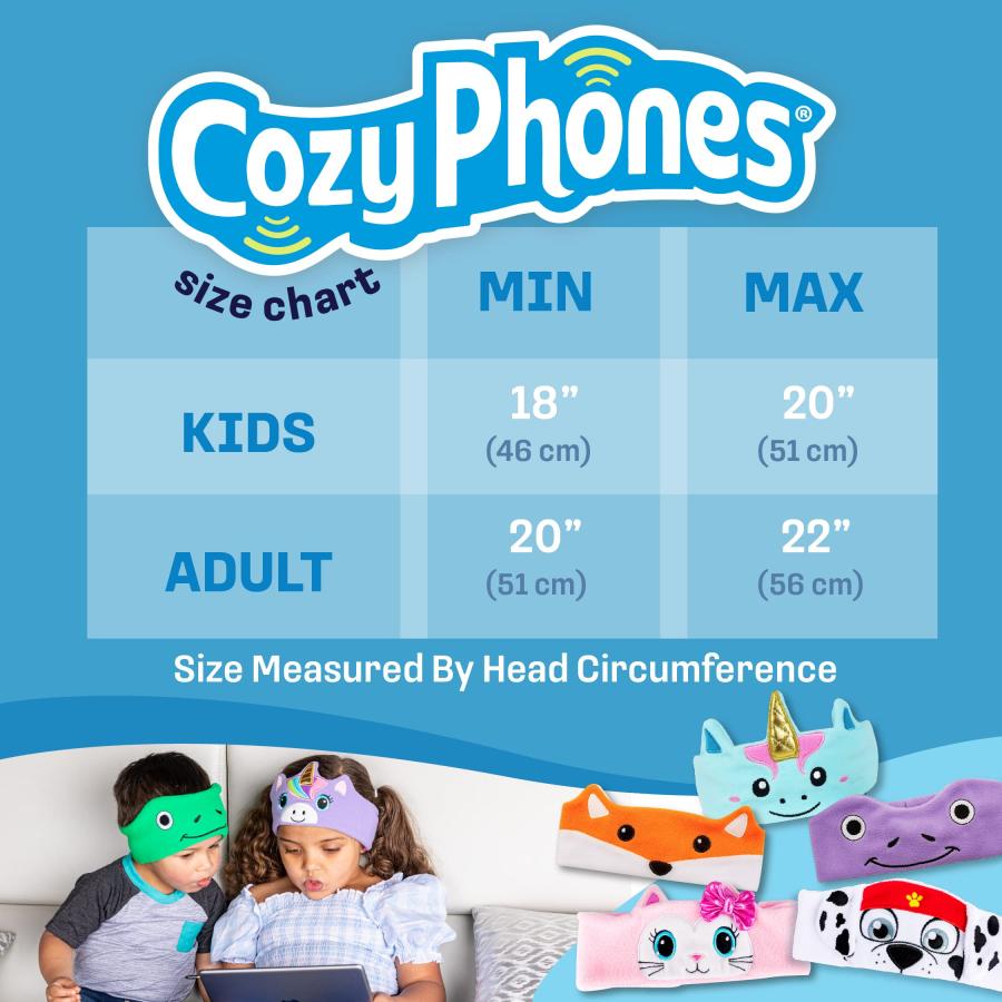 ワイヤレスイヤホン ヘッドホン CozyPhones キッズ ヘッドフォン ヘッドバンド型イヤホン 子供用ワイヤレス ヘッ CP-158｜dotsupplyllc｜07