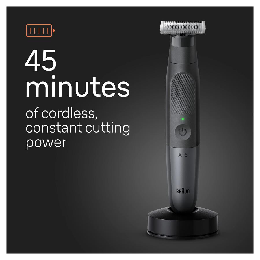 Braun メンズ電気シェーバー XT5300 Amazon | ブラウン XT5300 ブラック/グレーメタル [ボディ