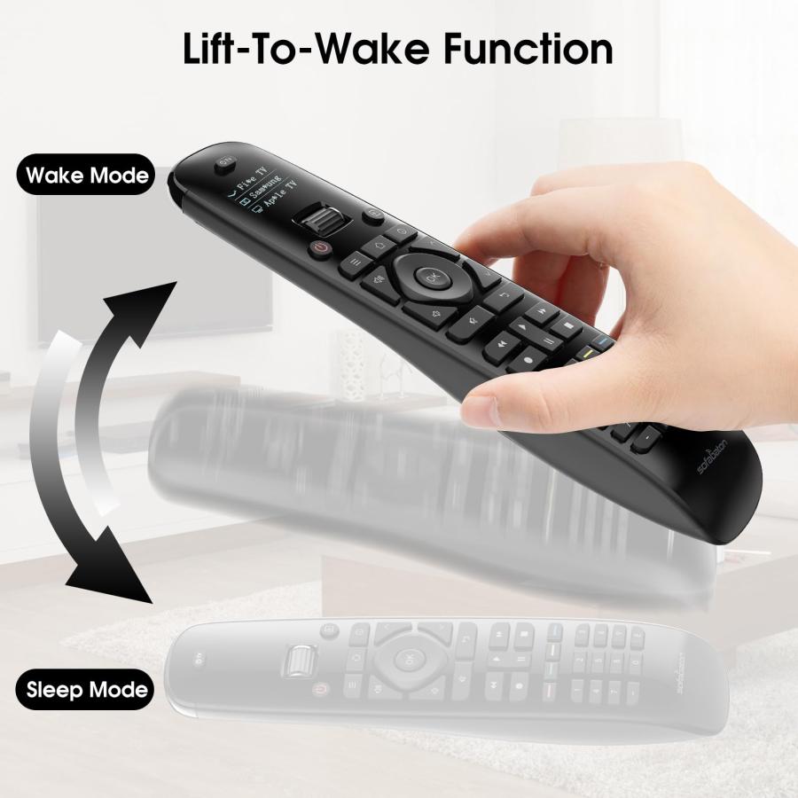 【並行輸入品】 SofaBaton U2 ユニバーサルリモコン (バックライト付きボタン付き)、アプリコントロール付きオールインワンユニバーサルリモコン、カスタムマ