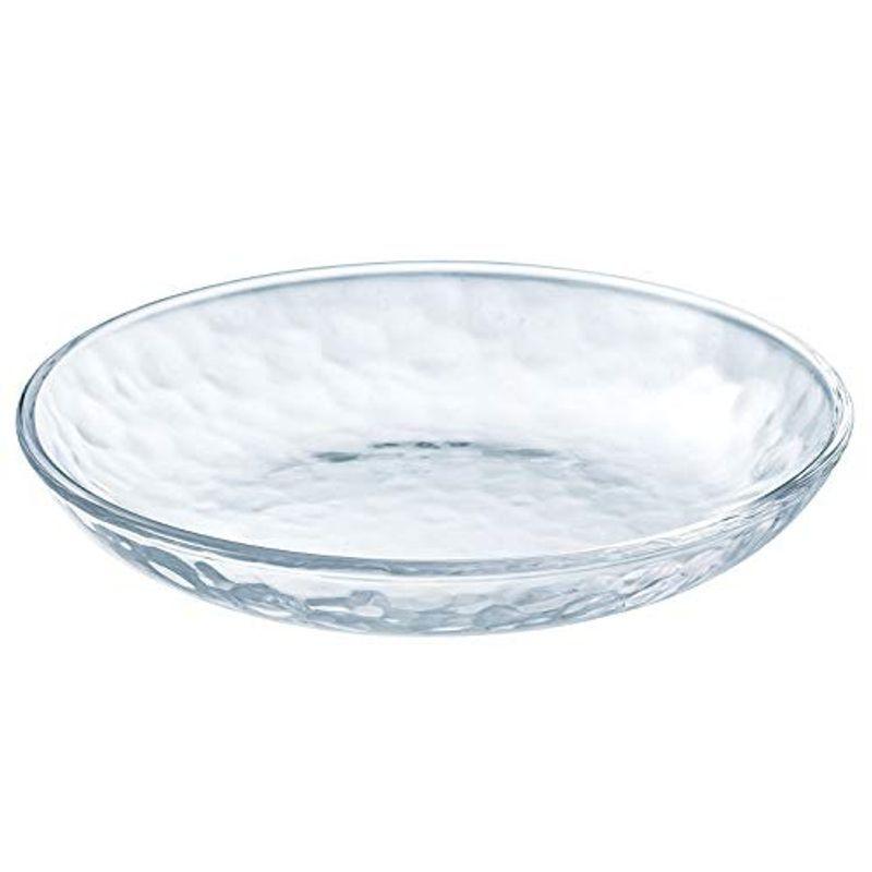 東洋佐々木ガラス 小皿 クリア 約φ12×2cm グラシュー プレート12 日本製 (ケース販売) P-54307-JAN 72個入