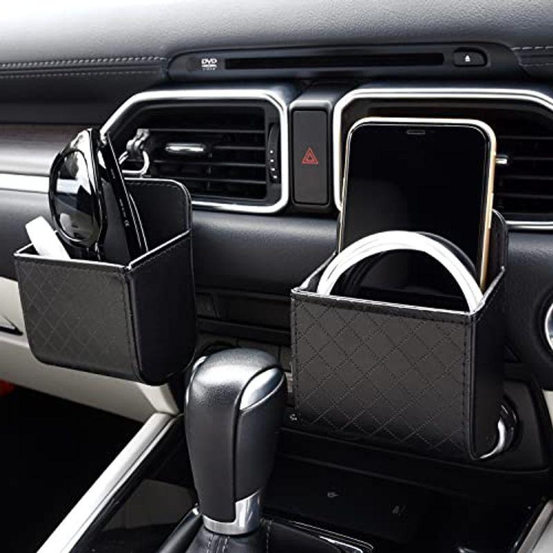 Willget 車 小物入れ ２個入り ブラックorレッド 取り付け用フック付属 車内収納グッズ エアコン吹き出し口 にお手軽に 011 ドットコム 通販 Yahoo ショッピング