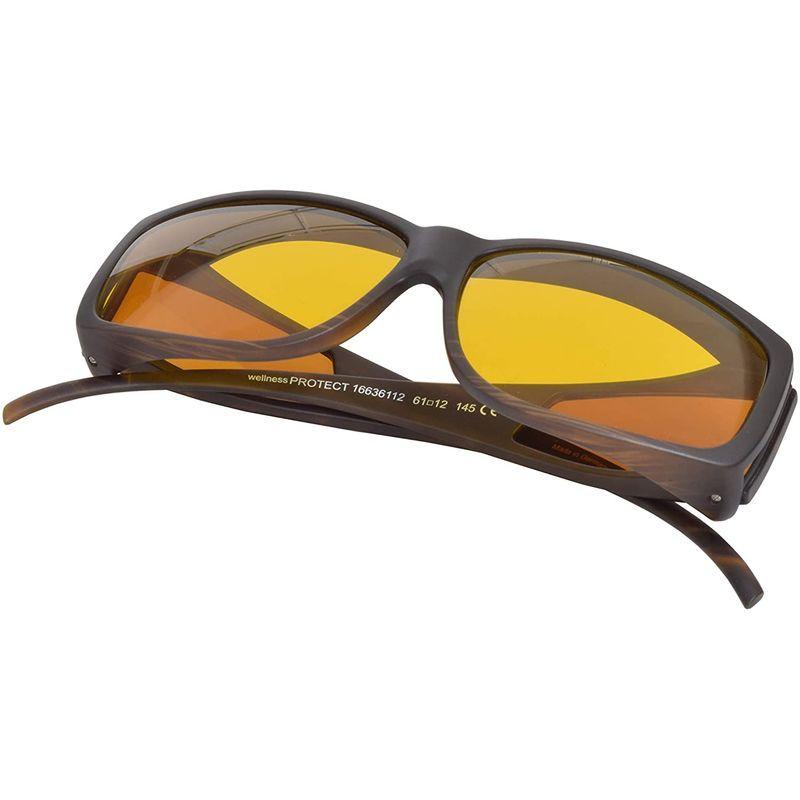 ESCHENBACH(エッシェンバッハ) エッシェンバッハ ウェルネス・プロテクト オーバーサングラスタイプ 大 レンズ色イエロー・1663 エッシェンバッハ ウェルネス プロテクト オーバーサングラスタイプ レンズ色イエロー フレーム イエロー