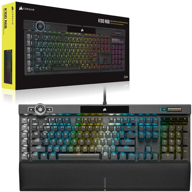 CORSAIR K100 RGB フラグシップ光学メカニカルゲーミングキーボード CH-912A01A-JP 日本語配列 Corsair 自 CORSAIR RGB K100 フラグシップ光学メカニカルゲーミングキーボード CH 912A01A JP 日本語配列 Corsair 4，000Hz