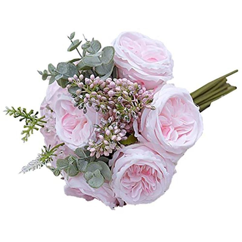 Kugusa ウエディング ブーケ 結婚式 バラ 造花 花嫁 ブライダル インテリア 花束 牡丹 芍薬 オールドローズピンク ドットコム 通販 Yahoo ショッピング