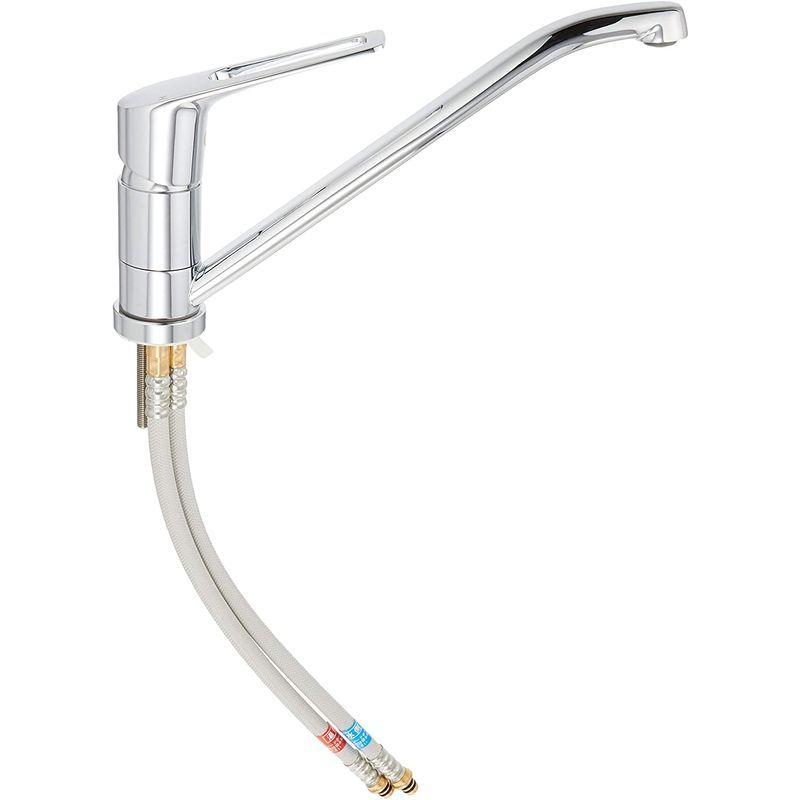 KVK 流し台用シングルレバー混合水栓（すっきり先端・ｅレバー） KM5211TEC 流し台用シングルレバー混合水栓 すっきり先端 ｅレバー KM5211TEC
