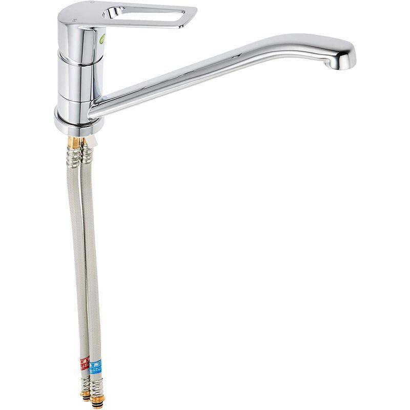 KVK 流し台用シングルレバー混合水栓（すっきり先端・ｅレバー） KM5211TEC 流し台用シングルレバー混合水栓 すっきり先端 ｅレバー KM5211TEC