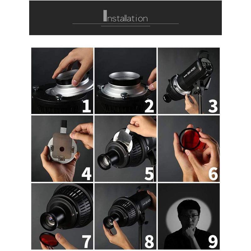 AMBITFUL AL-16フォーカライズコニカルスヌートオプティカルコンデンサーアート特殊効果形状と色のゲルを備えたビーム光シリンダー ( AL 16フォーカライズコニカルスヌートオプティカルコンデンサーアート特殊効果形状と色のゲルを備えたビーム光シリンダー