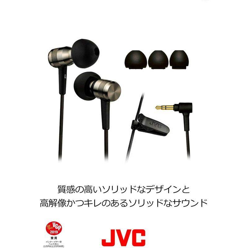 JVC カナル型イヤホン N_W SOLIDEGE ハイレゾ対応 グレー HA-FD7-H :20220604055309-00146