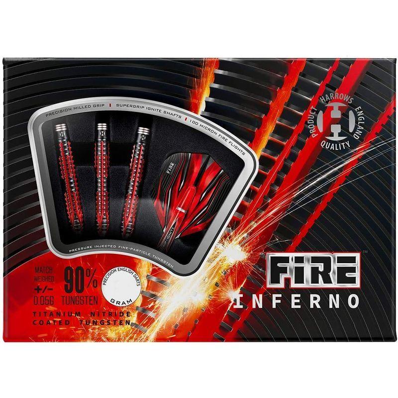 ダーツ バレル Harrows ハローズ ファイア インフェルノ 20g (FIRE INFERNO 20g Tungsten90%) | 20g ダーツ バレル Harrows ハローズ ファイア インフェルノ FIRE INFERNO Tungsten90%