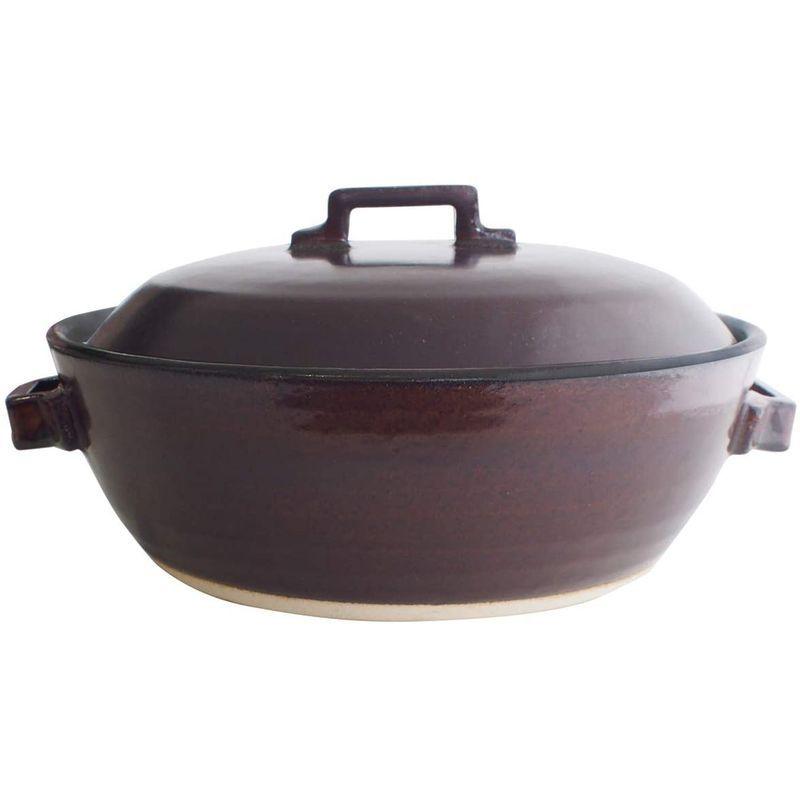 マルヨシ陶器 セラミック加工 IH 土鍋 STYLE BROWN 8号 茶 2.2l 土鍋 IH対応 おしゃれ 8号 M1079 マルヨシ陶器 M1079 C1235525314(11856円)