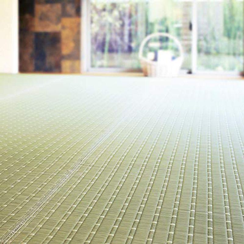 福岡県伝統工芸品 掛川織 花ござ 吉兆 ナチュラル 3畳(174×261cm) HGW582900