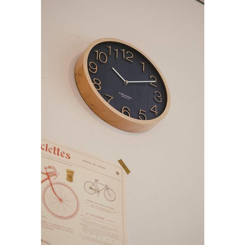 INTERFORM INC. インターフォルム 電波時計 壁掛け ウッドフ