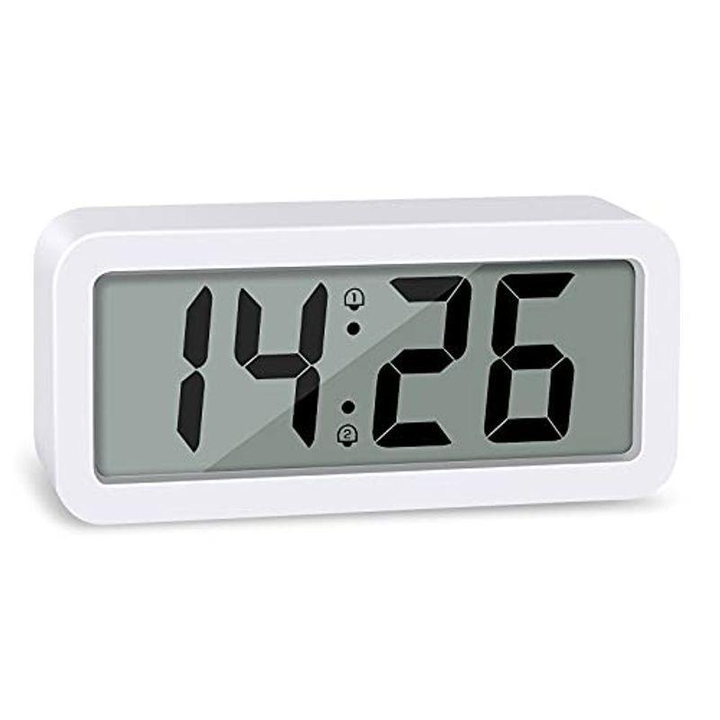 Sale 78 Off デジタル時計 目覚まし時計 壁掛け時計 置き時計 Lcd大画面 2組アラーム 3曲選曲 大音量 カレンダー表示 年 月 日 12h 24h時 Whitesforracialequity Org