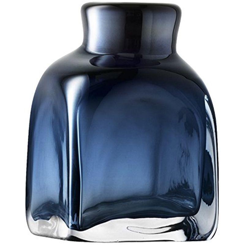 LSA(エルエスエー) フラワーベース(花器) ブルー 高さ17cm TA