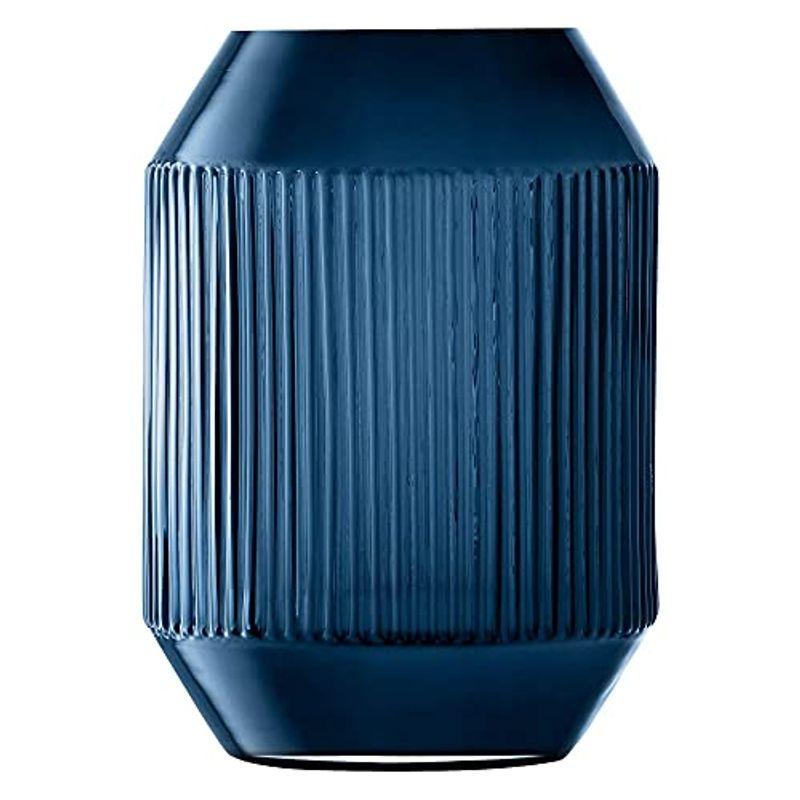 LSA (エルエスエー) Rotunda Lantern/Vase H26cm Sapphire W18xD18xH26cm