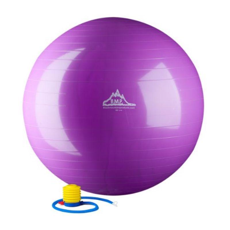 Black Mountain Products 00ポンド アンチバースト エクササイズ 安定性ボール ポンプ付き パープル 55cm 008 ドットコム 通販 Yahoo ショッピング