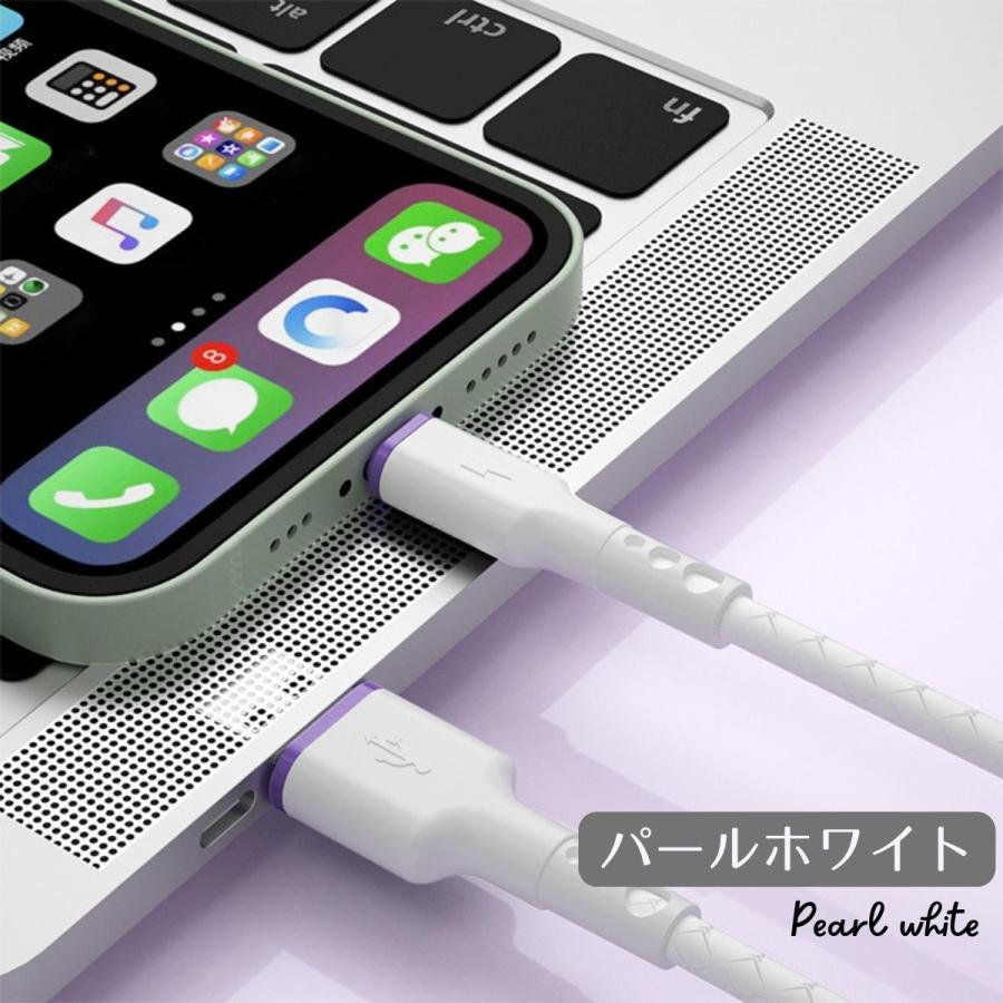 iPhoneケーブル Lightningケーブル PD 2.4A 選べるタイプ 1m 2m Power Delivery ケーブル アイフォン 充電ケーブル iPhone充電ケーブル ライトニングケーブル | ブランド登録なし | 06