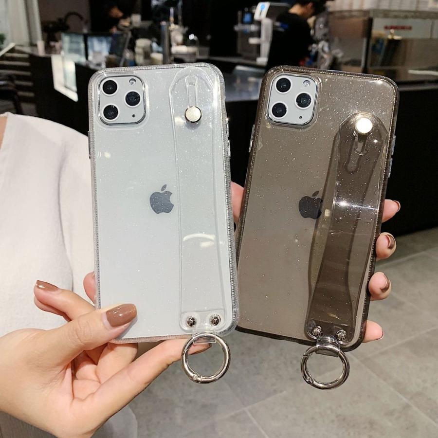 Iphone Se ケース Iphone11 ケース Se2 Iphone8 Xs Max Plus Iphone11pro ケース おしゃれ 韓国 クリア キラキラ ラメ ベルト リング かわいい I1086 Dot To Dot 通販 Yahoo ショッピング