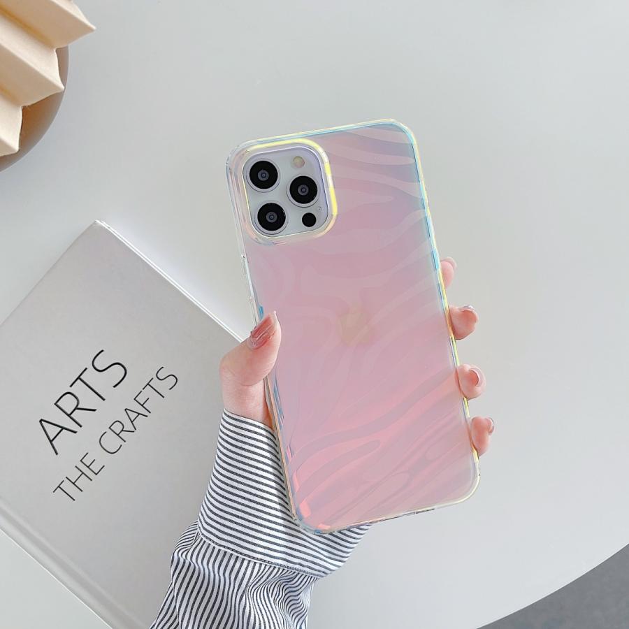iPhone12 ケース iPhone12Pro iPhone SE XR XS 韓国 おしゃれ オーロラ