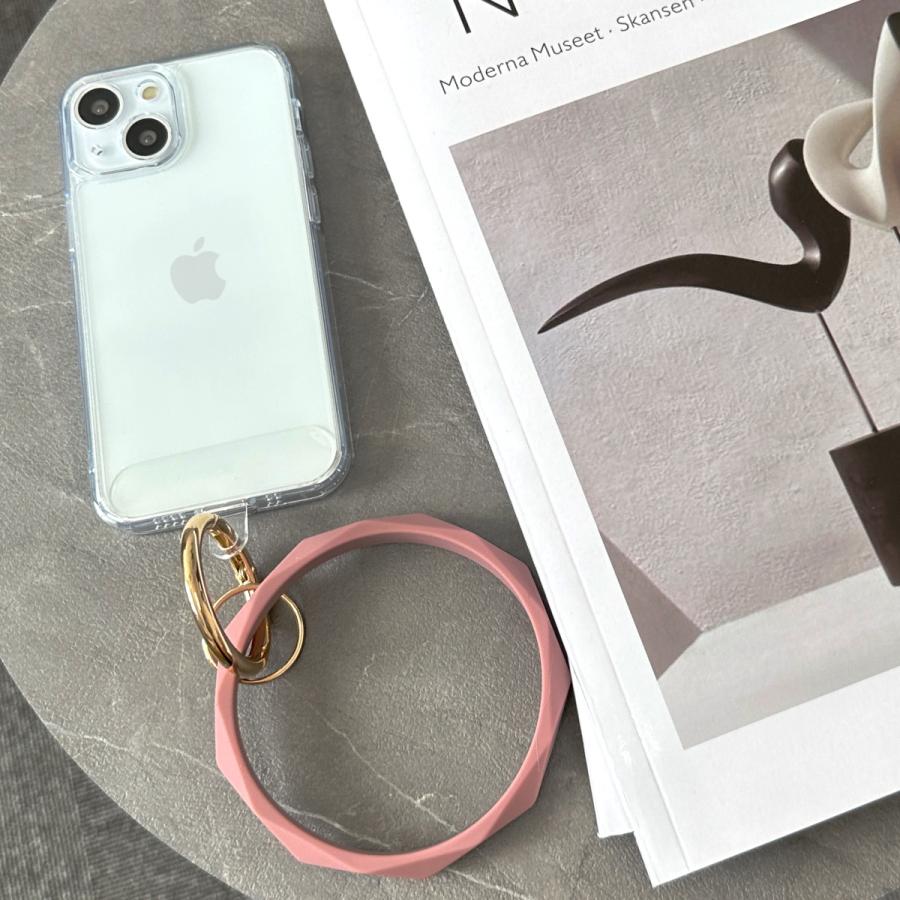 iPhone14 ケース iPhone13 韓国 かわいい クリアケース リング クリア