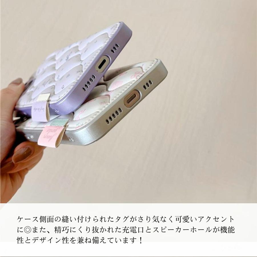 iPhone15 ケース iPhone15Pro iPhone 14 iPhone13 キルティング 韓国