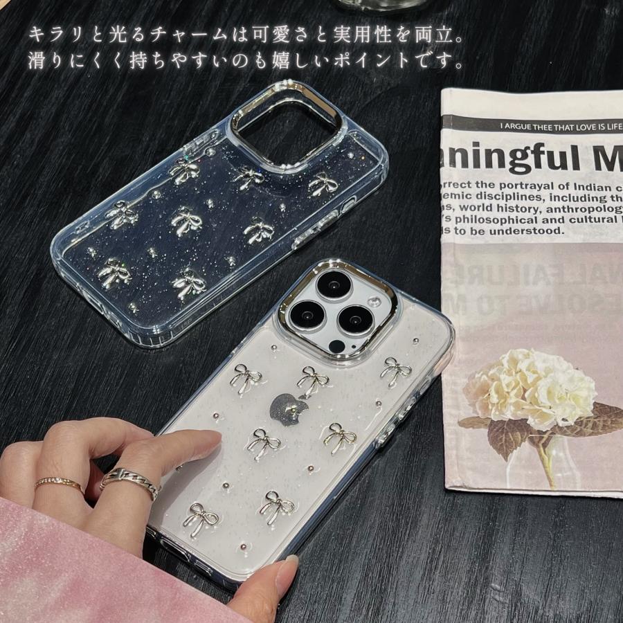 iPhone17 ケース iPhone17Pro Air iPhone16 iPhone16e きらきら クリア