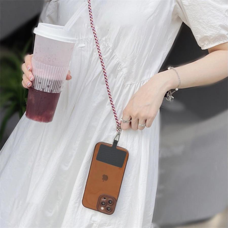 ストラップホルダー スマホ ショルダーストラップ スマホ ストラップ iPhone ショルダー スマホ ネックストラップ 肩掛け 斜めがけ 全機種対応 iPhone14 | ブランド登録なし | 19