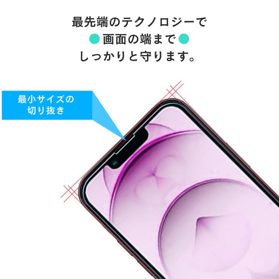ガラスフィルム 画面保護フィルム iPhone15 iPhone14 iPhone13