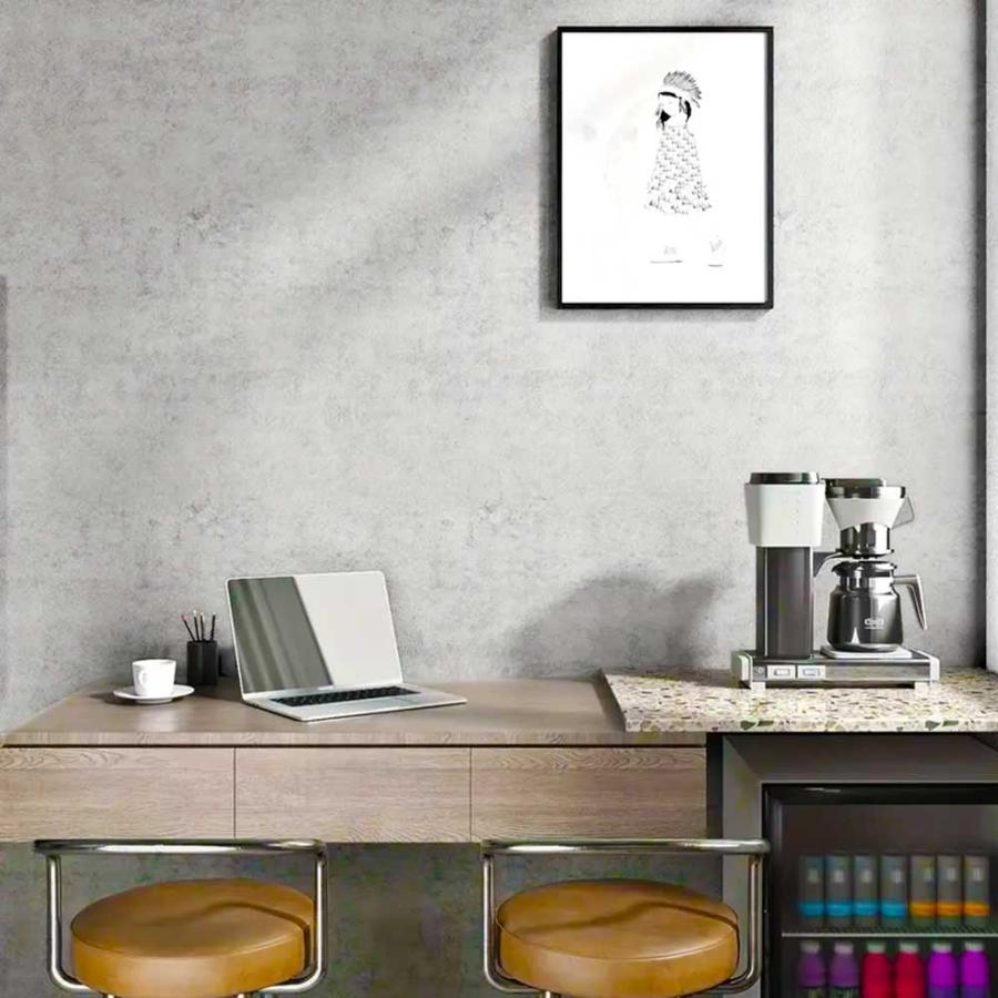 壁紙シール コンクリート 壁紙 おしゃれ リメイクシート 防水 はがせる 60×5m 張り替え 自分で 簡単 モルタル 壁 キッチン 白 無地 DIY アクセントクロス |  | 05