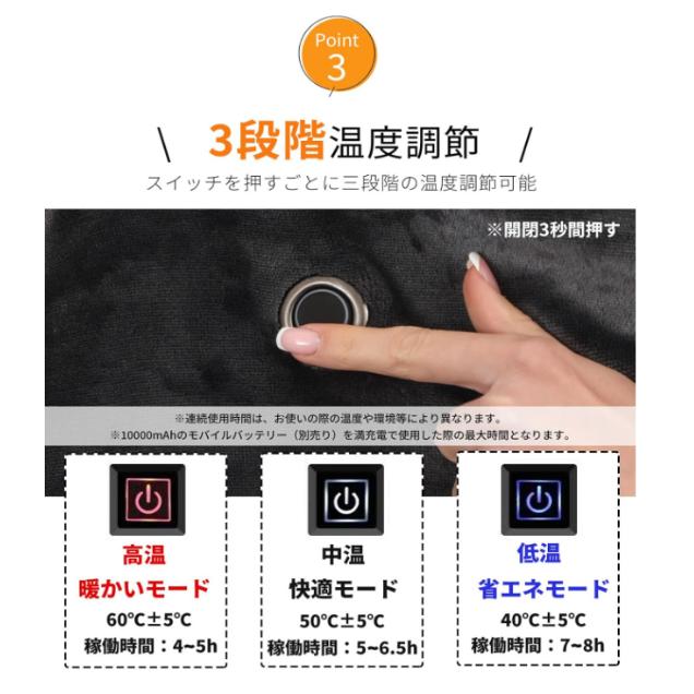 電気毛布 ひざ掛け 電気ブランケット 掛け敷き 洗える 裏起毛 3段階