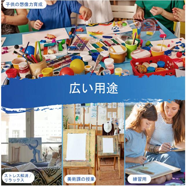キャンバスボード薄手 軽い３枚セット キャンバスパネル 油絵　コットン キャンバス 画布 描画 油彩 絵画 子供プレゼント ４歳 ５歳 6歳 |  | 03