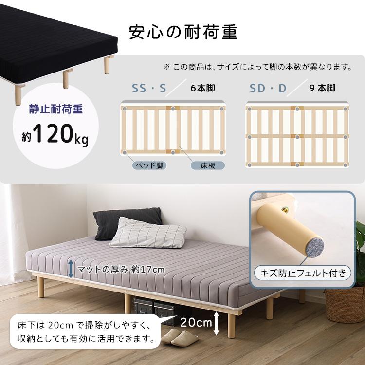 脚付き　ポケットコイル　ロールマットレス　シングル　スピンナム　組立簡単 脚付きポケットコイルロールマットレスシングルスピンナム組立簡単