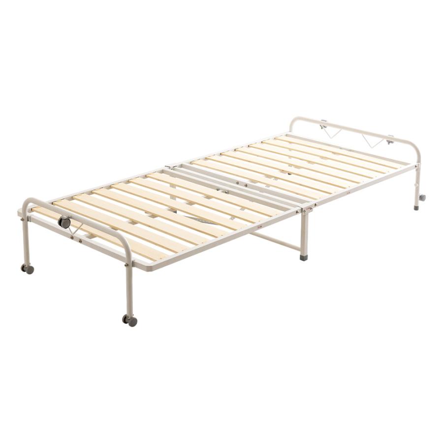 ホームテイスト（HOME taste） シングルベッド 折りたたみ パイプ