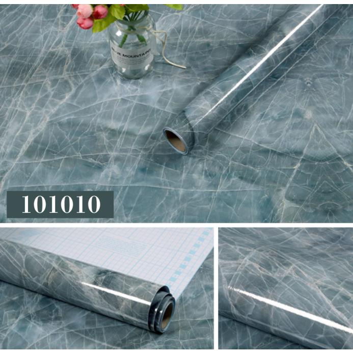 大理石シート リメイクシート 大理石 防水 キッチン ライトブラック 60×5m ふすま テーブル ドア 貼って剥がせる  室内 クリーム色 タイル白 厚手 |  | 01