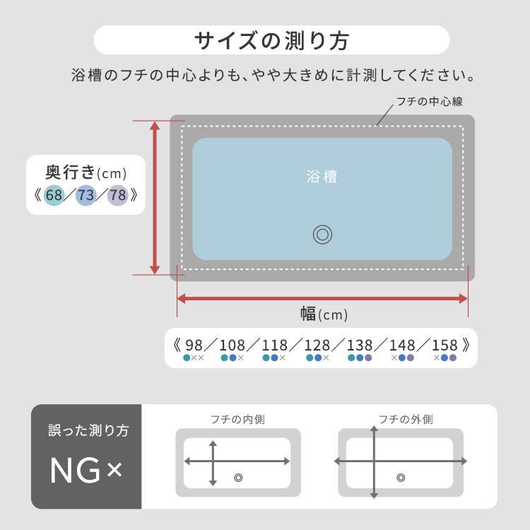 軽くてカビが生えにくい組み合わせ風呂ふた 幅73×奥行き148cm(3枚組)風呂ふた 風呂フタ ふろふた 風呂蓋 お風呂フタ おしゃれお風呂ふたの画像