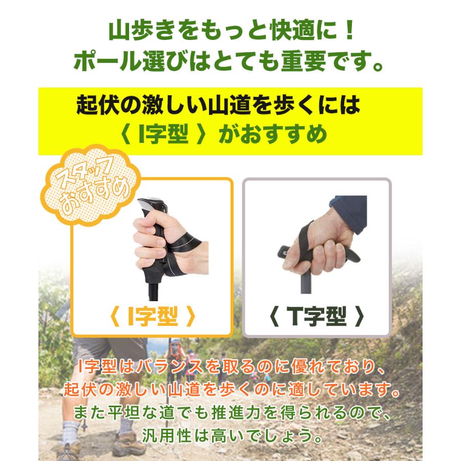 トレッキングポール  折りたたみ ２本セット 伸縮式多機能トレッキング  ラバーキャップ 山登り杖 軽量 護身用 散歩用杖 I型 敬老の日 登山用ステッキ |  | 16