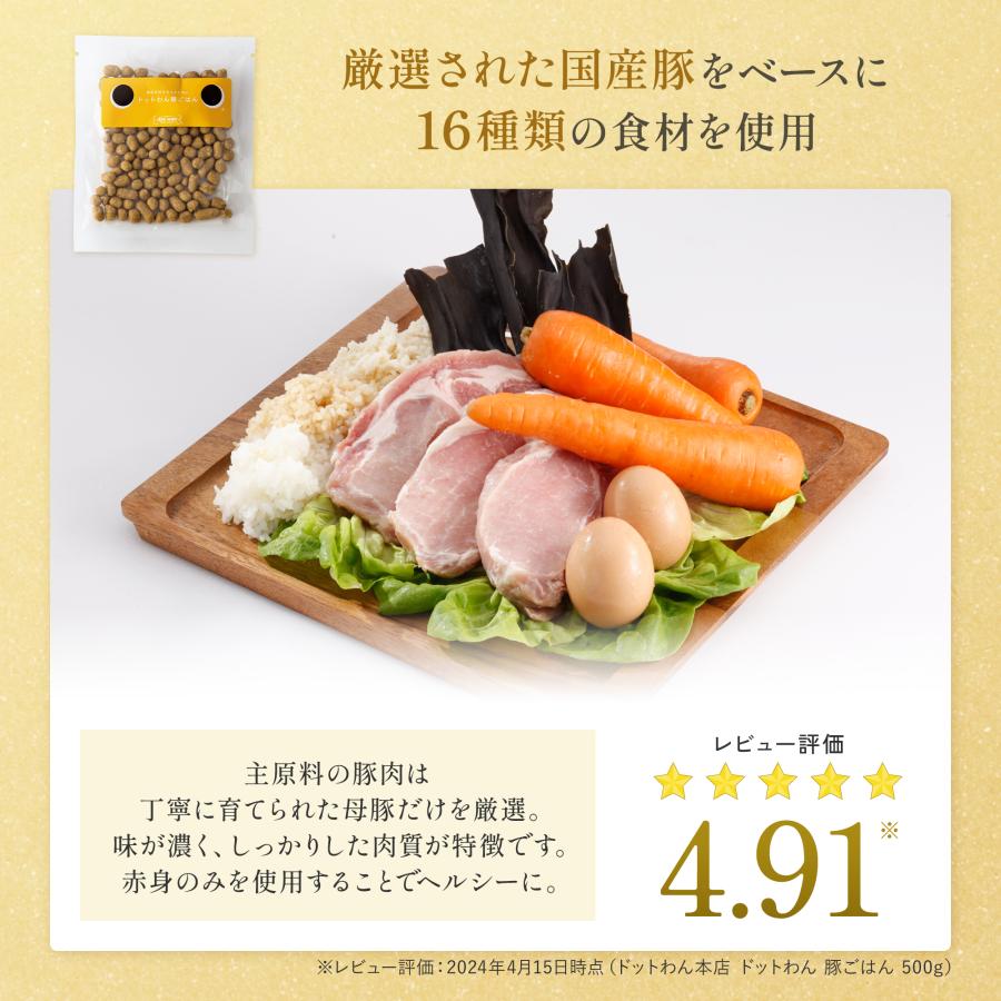 ドットわん ドッグフード 無添加 国産 おためし おすすめ シニア