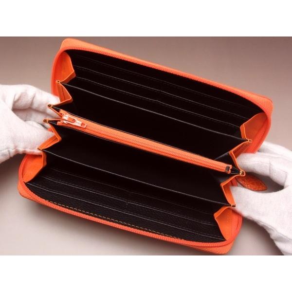現品発送 財布 本革 クロコダイル シャイニング仕上げ ラウンド 