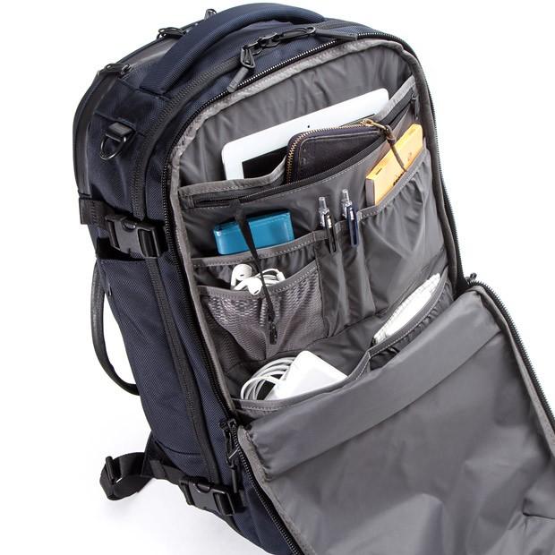 エアー リュック Aer バックパック 2WAY ビジネスバッグ 33L B4対応 トラベルパック TRAVEL COLLECTION Travel Pack 2 大容量 通学 通勤 出張 旅行 AER-23007 | Travel Collection | 06