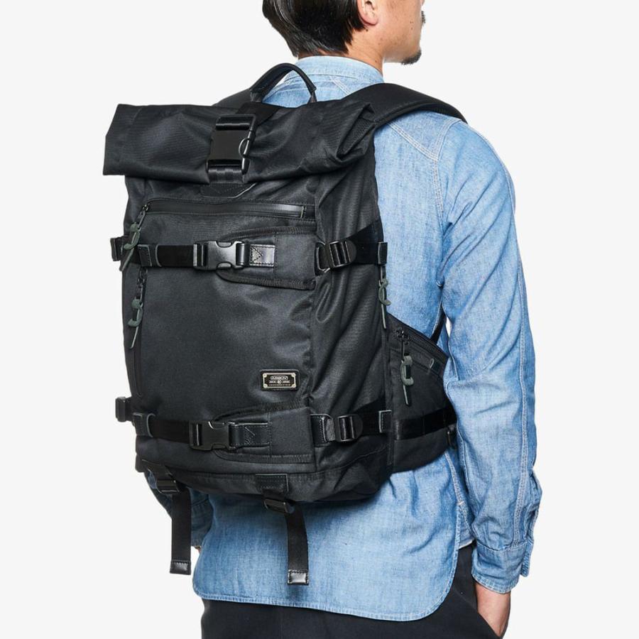 アッソブ リュック メンズ レディース CORDURA DOBBY 305D ROLL BACK PACK 061401 AS2OV | AS2OV | 17