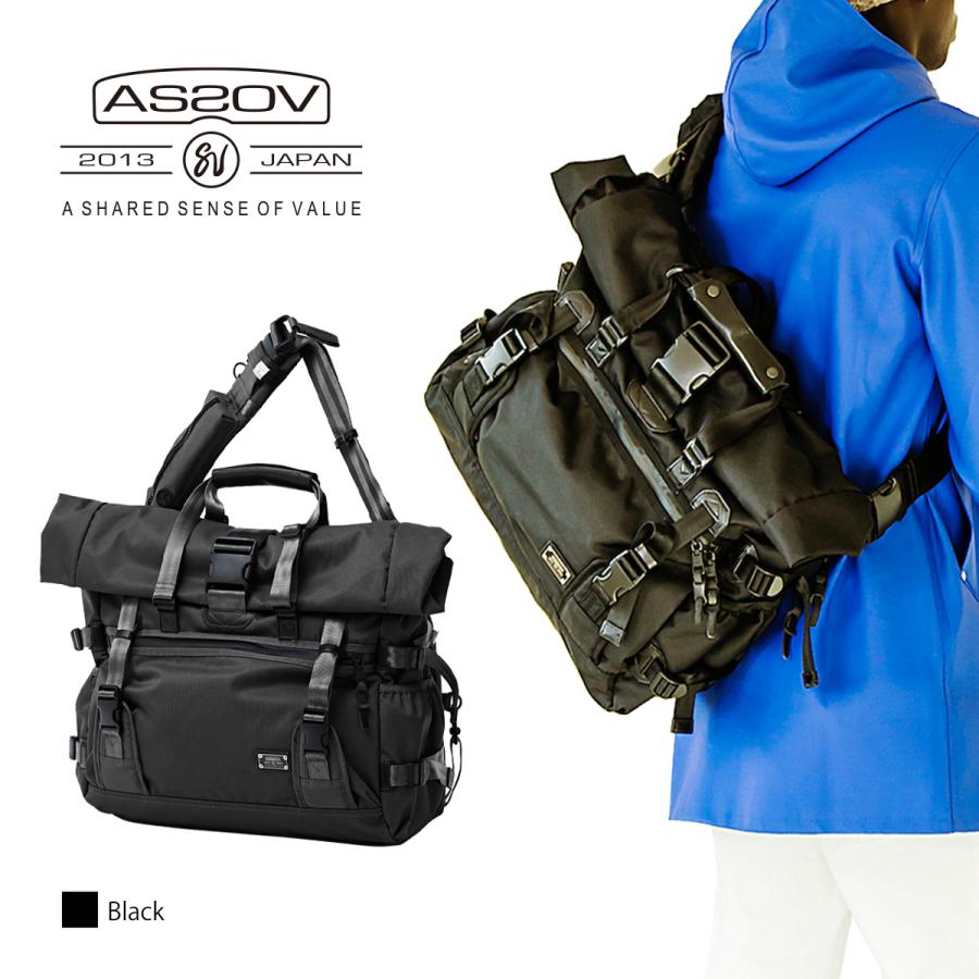 アッソブ メッセンジャーバッグ メンズ レディース CORDURA DOBBY 305D 2WAY BAG 061406 AS2OV | AS2OV