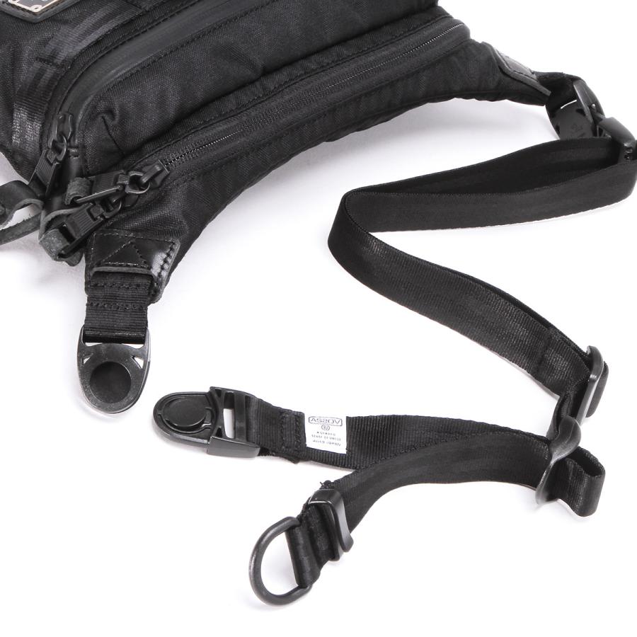 アッソブ メッセンジャーバッグ メンズ レディース CORDURA DOBBY 305D FANNY PACK 061416 AS2OV | AS2OV | 05