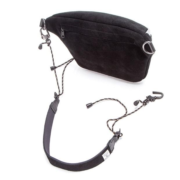 アッソブ AS2OV ボディバッグ ファニーパック ウェータープルーフ スウェード WATER PROOF SUEDE FANNY PACK 091752 爆買 | AS2OV | 09