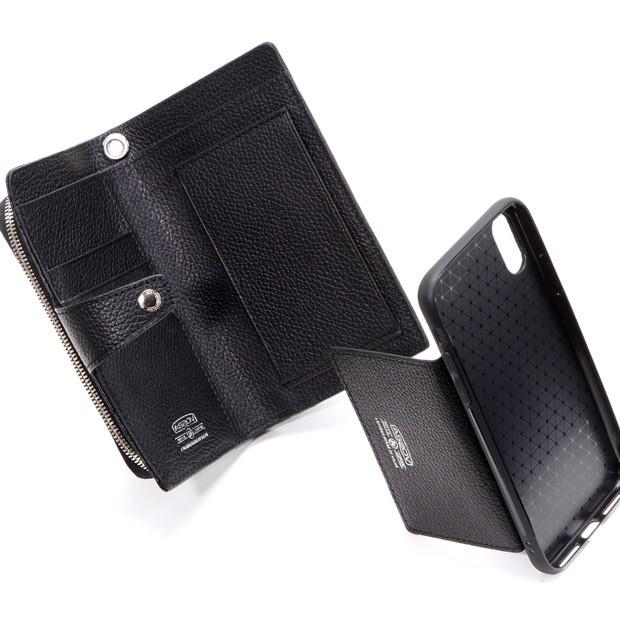 アッソブ AS2OV 財布 二つ折り スマホケース iPhoneX XS対応 モバイル マルチケース S SHRINK LEATHER MOBILE MULTI CASE S 081705 爆買 | AS2OV | 07
