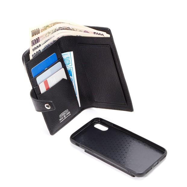 アッソブ AS2OV 財布 二つ折り スマホケース iPhoneX XS対応 モバイル マルチケース S SHRINK LEATHER MOBILE MULTI CASE S 081705 爆買 | AS2OV | 08