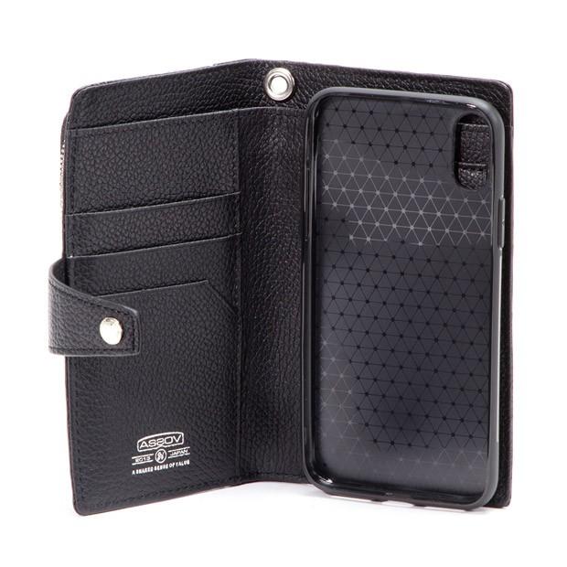 アッソブ AS2OV 財布 二つ折り スマホケース iPhoneX XS対応 モバイル マルチケース S SHRINK LEATHER MOBILE MULTI CASE S 081705 爆買 | AS2OV | 10