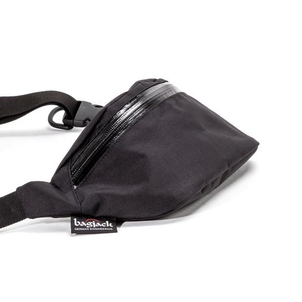 バッグジャック ボディバッグ ヒップバッグ bagjack hipbag cordura black｜double-edge｜09