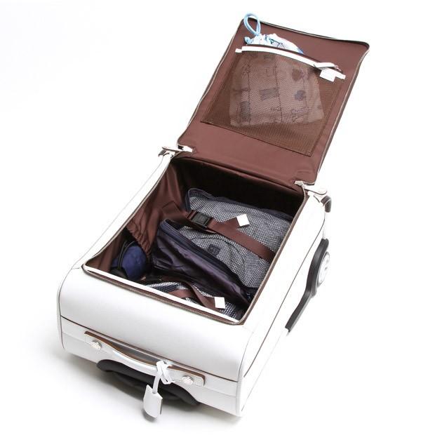 限定素材を使用 クリーザン キャリーバッグ スーツケース 機内持ち込み 22L 本革 撥水 日本製 JETTER CARRY BAG CREEZAN CJTA-001 【EI2584578005】(90750円)