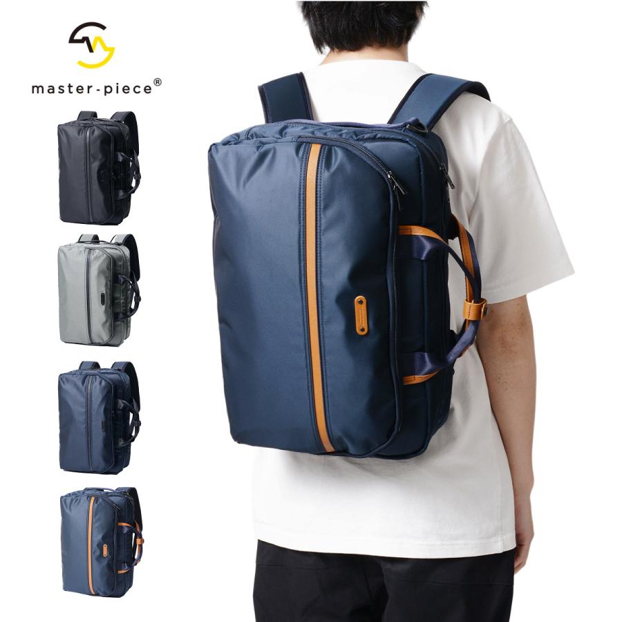 マスターピース リュック Result 3-WAY BACKPACK 43310 master-piece 通勤 通学 出張 16インチ キャリーオン 防水 メンズ レディース 父の日 A4サイズ対応 | master-piece